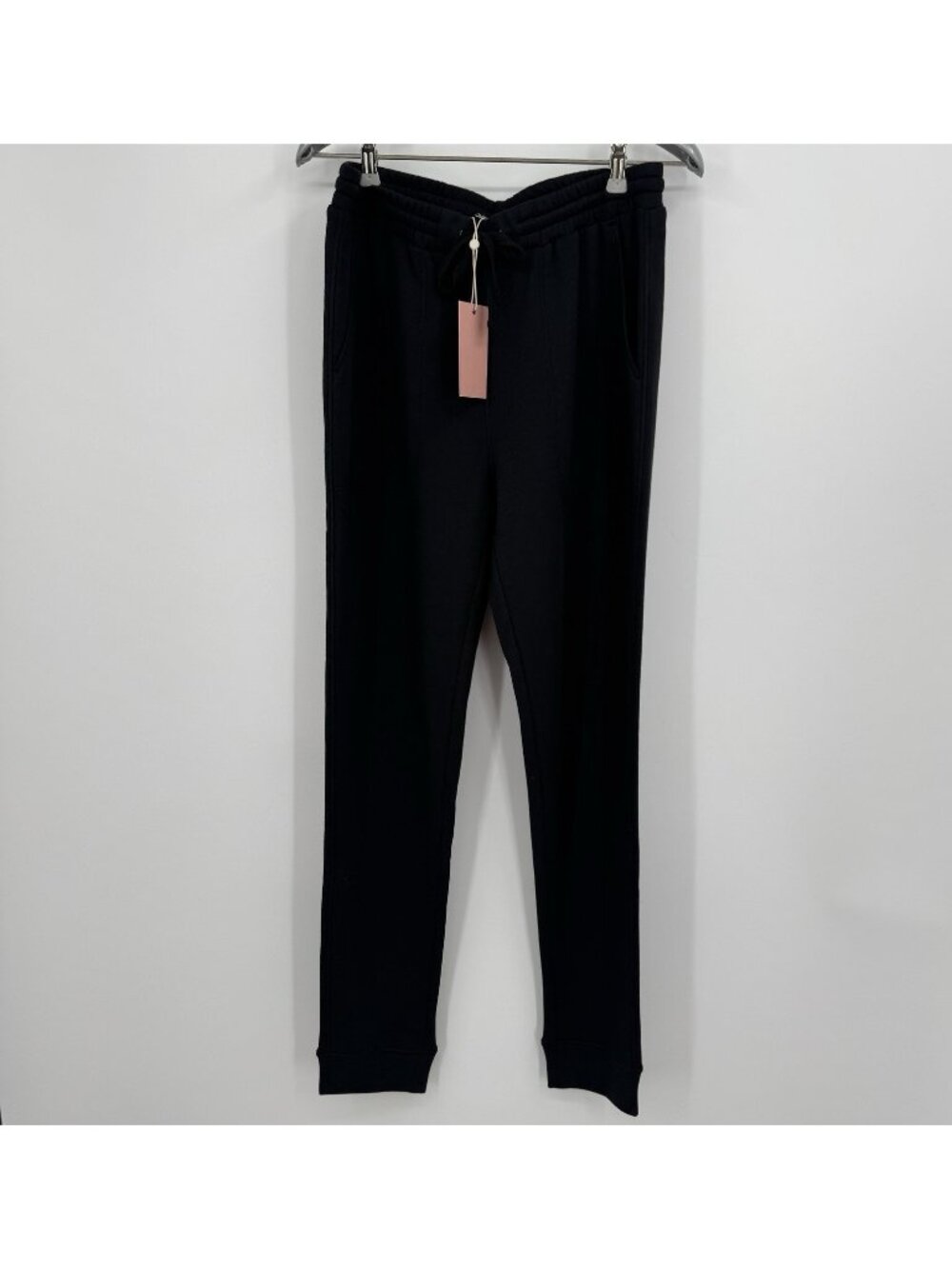 Quince Supersoft Fleece Jogger Sweatpants in Black size S Small